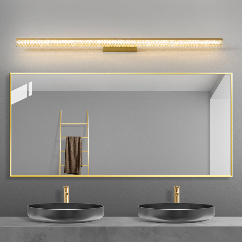 Minimalist Style Iron Vanity Mirror Light Geometry Rectangle Led Vanity Lamp for Bedroom