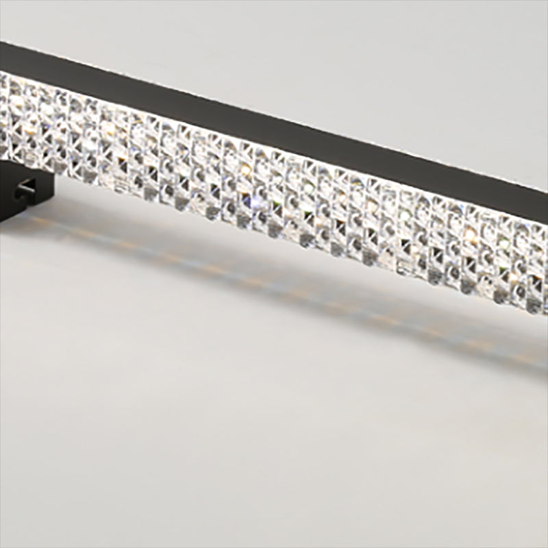 Minimalist Style Iron Vanity Mirror Light Geometry Rectangle Led Vanity Lamp for Bedroom