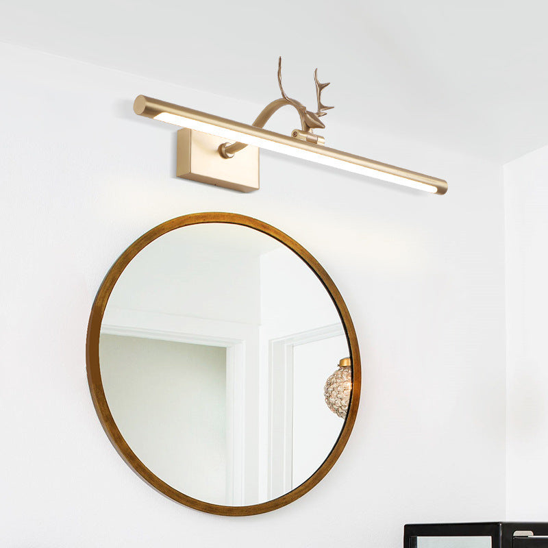 Striscia in stile postmoderno Striscia Wall Sconce Metal 1 Luce Light Sconce Light per bagno