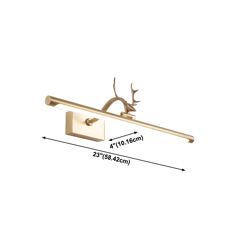 Striscia in stile postmoderno Striscia Wall Sconce Metal 1 Luce Light Sconce Light per bagno