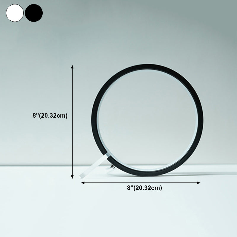 Lámpara de escritorio LED lineal de accesorio de iluminación de escritorio de estilo moderno para dormitorio