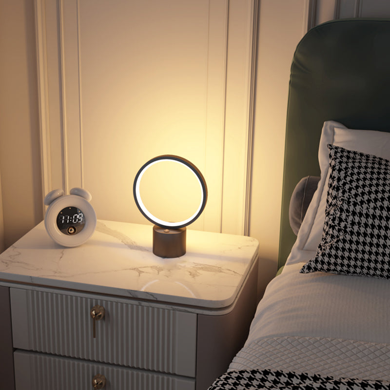 1 Leichte lineare Tischbeleuchtung moderner Metalltischbeleuchtung für Bett