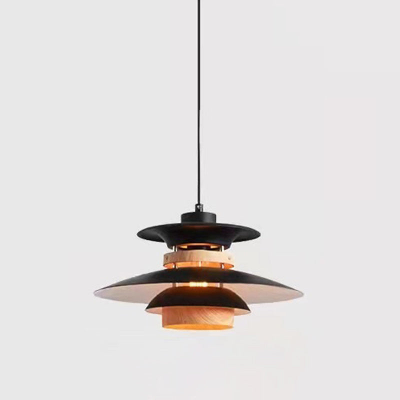 Accesorio de iluminación colgante de madera estilo moderno accesorio de iluminación colgante para sala de estar