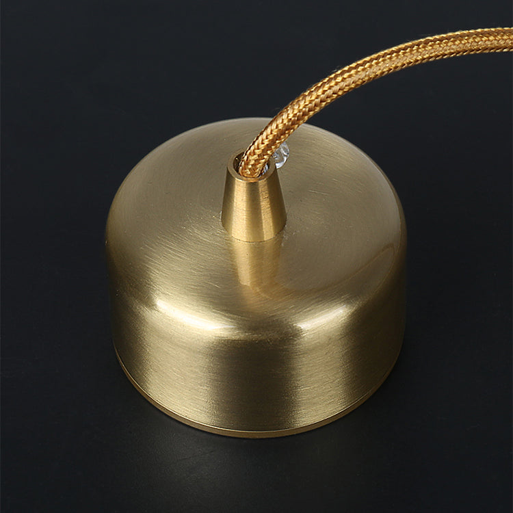 Luz de cilindro Luz contemporánea de estilo contemporáneo 1 accesorio de iluminación colgante de luz en oro