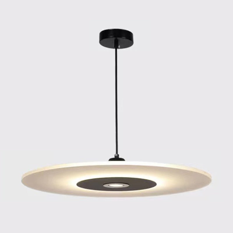Letrero de metal de techo colgante de estilo nórdico LED colgante