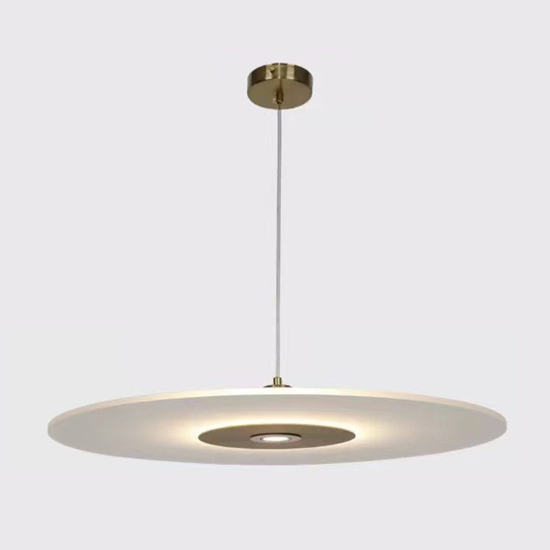 Letrero de metal de techo colgante de estilo nórdico LED colgante