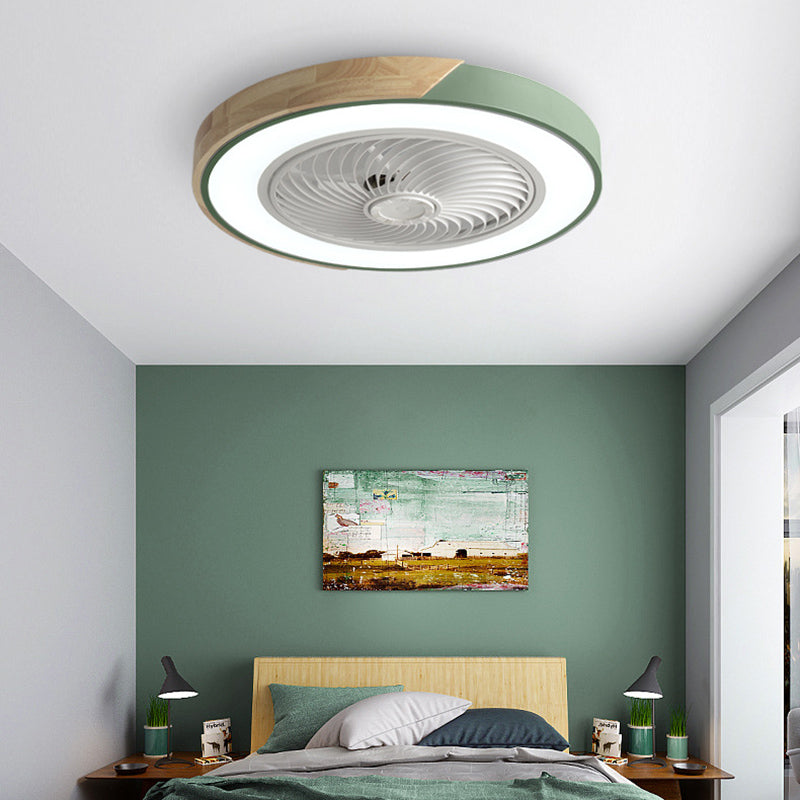 Ventilateur de plafond de style moderne Light à 1 lumière LED MONT PLAGE LEU