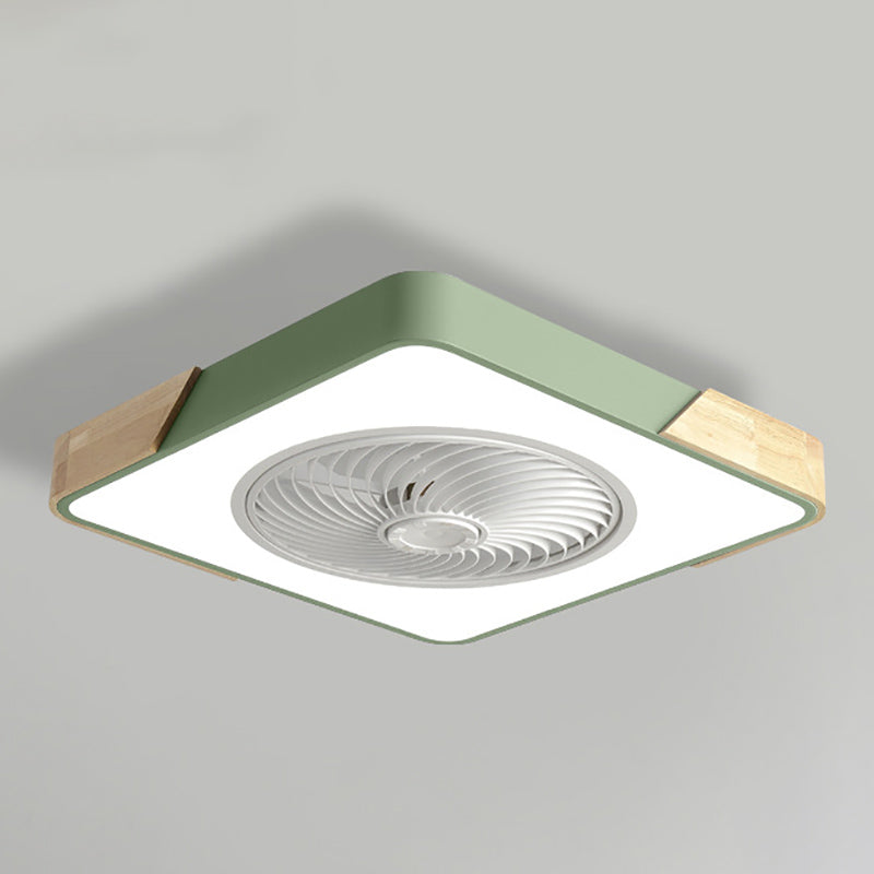 Ventilateur de plafond de style moderne Light à 1 lumière LED MONT PLAGE LEU