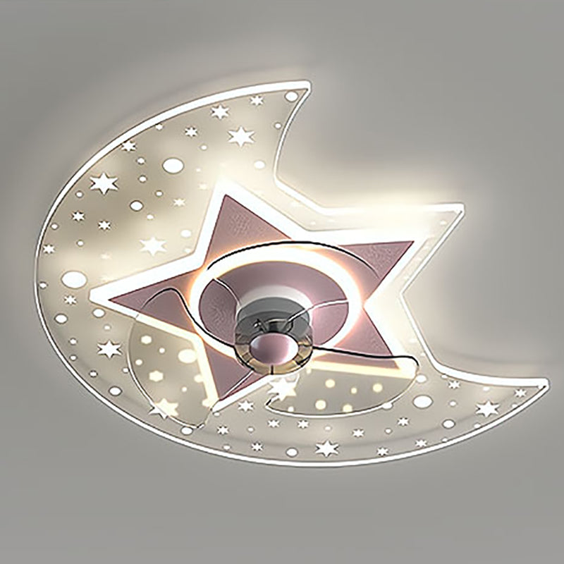 CHLIDREN STILO STILO DI SFACCOLA LIGHT LIGHT LED Montaggio Affermata Light con ombra acrilica per la stanza per bambini