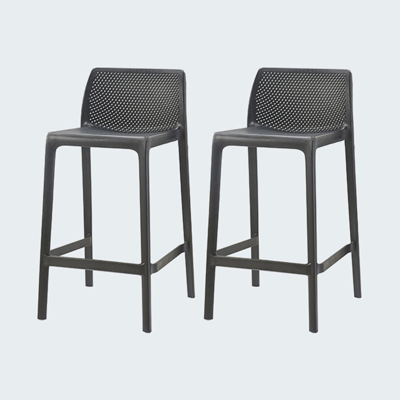 Modern Style Bar-stool Plastic Counter Bar Stool for Kitchen Bar with Plastic Legs