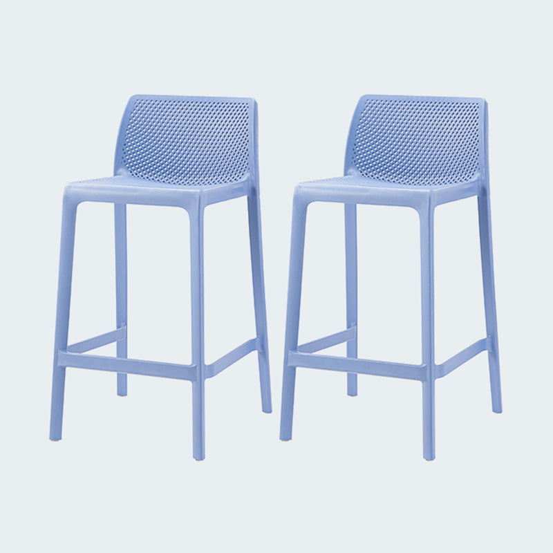 Modern Style Bar-stool Plastic Counter Bar Stool for Kitchen Bar with Plastic Legs