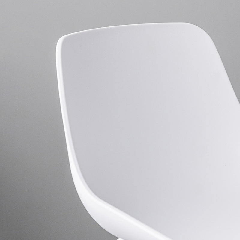 Contemporary Style Bar-stool Plastic Counter Bar Stool for Kitchen Bar with Metal Legs