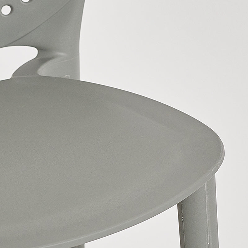 Nordic Style Bar-stool Plastic Counter Bar Stool for Kitchen Bar with Plastic Legs