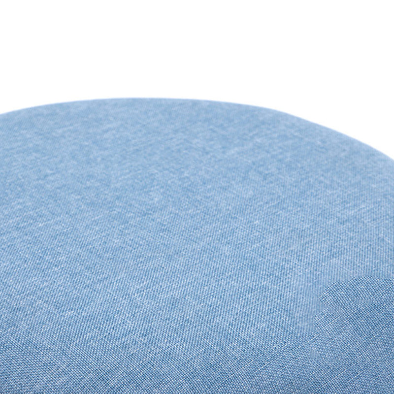 Scandinavian Backless Home Stool Matte Finish Footrest Upholstered Bar Stool