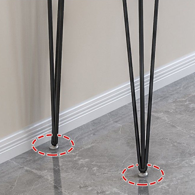 Industrial Style Rectangle Wood Top Counter Table 42-inch Height Modern Bar Table