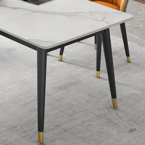 Modern Style Sintered Stone Dining Table Set 1/3/5/7 Pieces Dining Set for Home