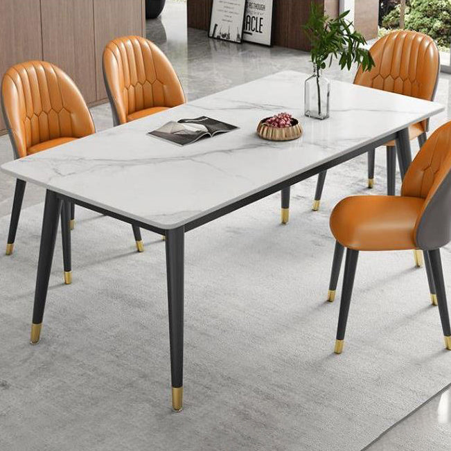Modern Style Sintered Stone Dining Table Set 1/3/5/7 Pieces Dining Set for Home