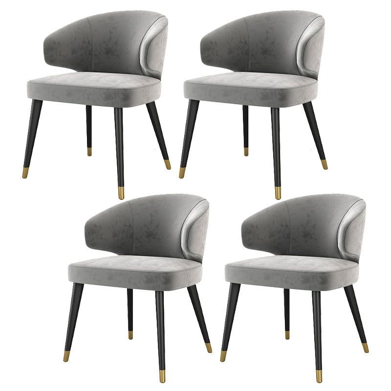 Glam Gray Sintered Stone Dining Table Set 1/4/5/7 Pieces Dining Set