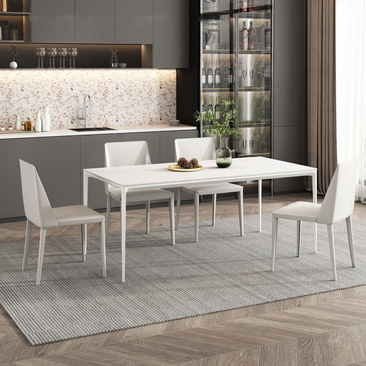 Modern Sintered Stone Dining Table Set 1/4/5/7 Pieces Dining Set for Kitchen