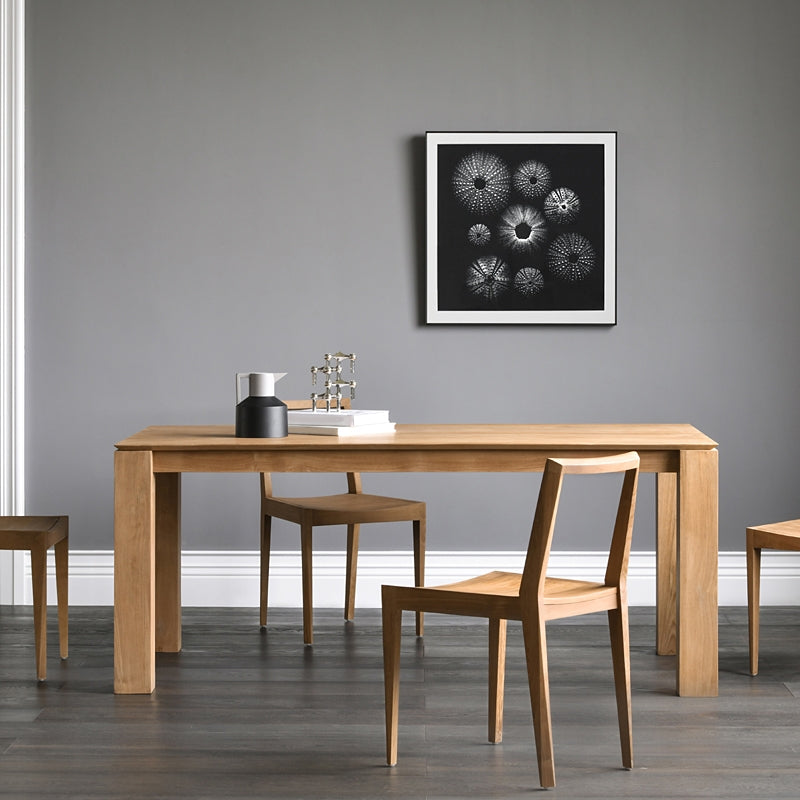 Rectangle 4 Legs Furniture Solid Wood Mid-Century Table for Dining Room