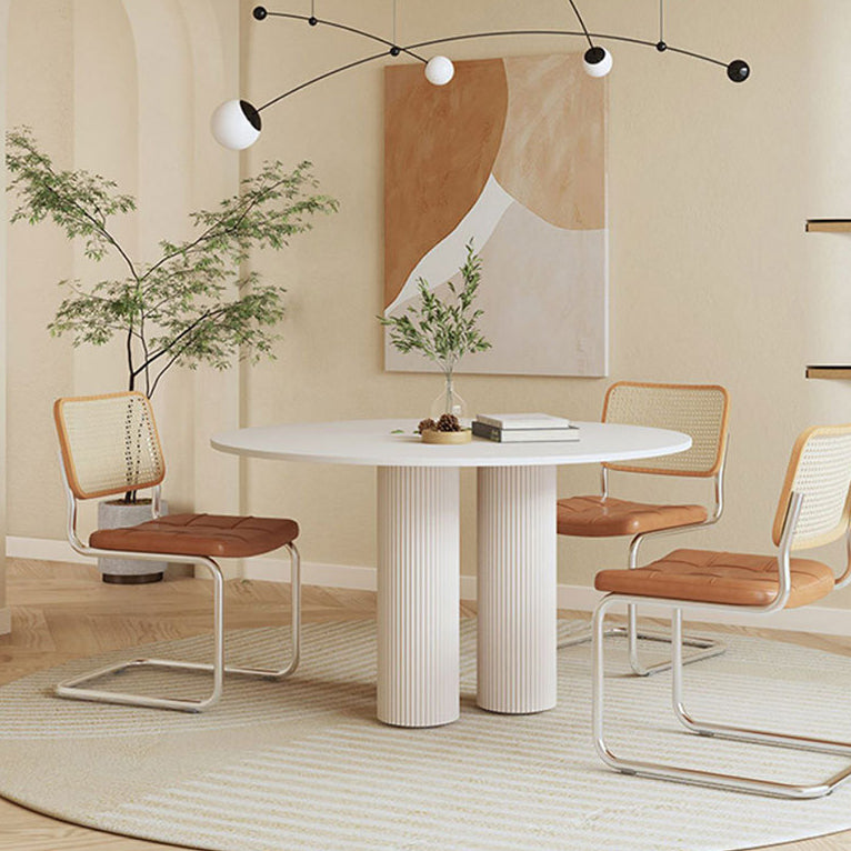 Living Room Contemporary Dining Table Round Dining Table with Pedestal Base