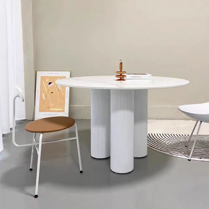 Living Room Contemporary Dining Table Round Dining Table with Pedestal Base