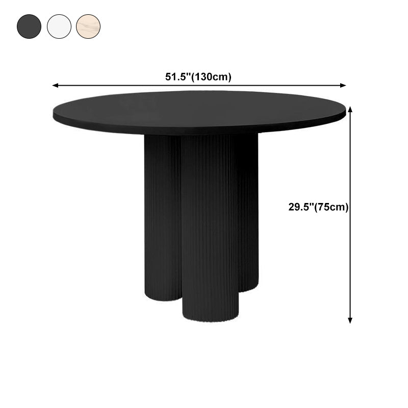 Living Room Contemporary Dining Table Round Dining Table with Pedestal Base