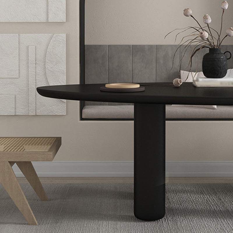 Oval Tripod Base Dining Table Solid Wood Modern Kitchen Dinner Dining Room Table