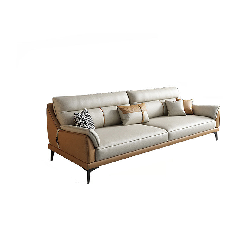 Fronte in pelle Highsofa e chaise waise impermeabile braccio superiore sezionale