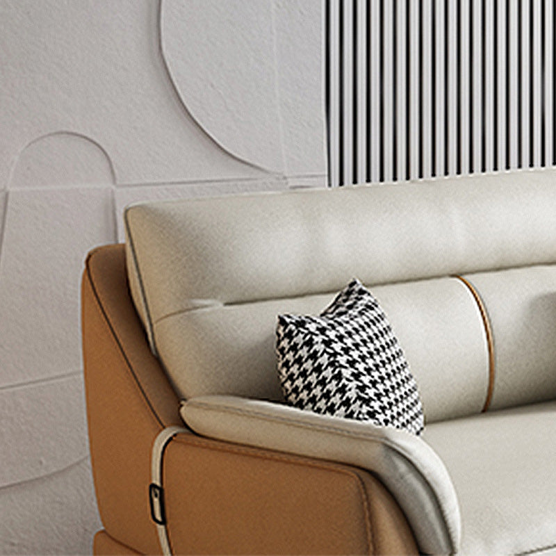 Fronte in pelle Highsofa e chaise waise impermeabile braccio superiore sezionale