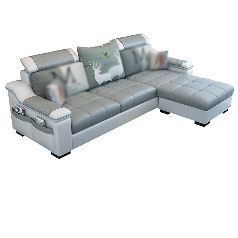 Sezioni di bracci inclinati 106.3 "d x 57" w x 35.43 "H divano posteriore alto con deposito per l'appartamento