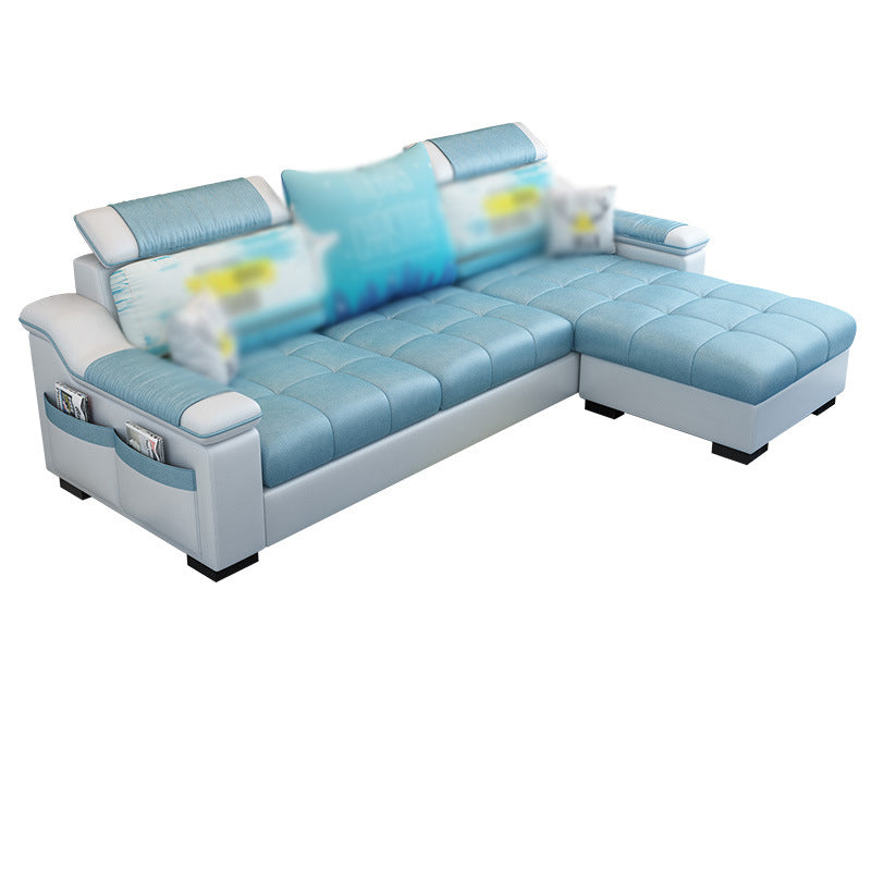 Sezioni di bracci inclinati 106.3 "d x 57" w x 35.43 "H divano posteriore alto con deposito per l'appartamento