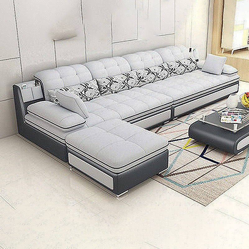 129.92" W √ó 62.99" D √ó 33.46" H Removable Cushions Pillow Top Arm Sofa and Sectional