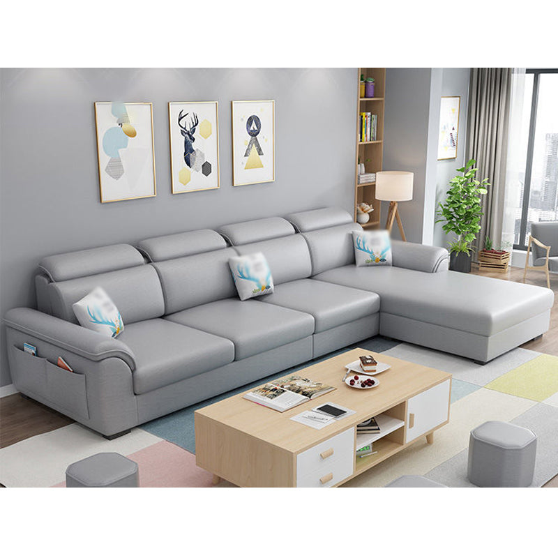 108.26 "L x 62.99" W x 31.49 "H Sofá Sectivo de brazo tapizado