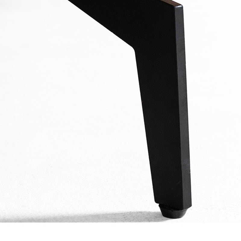 Braccio quadrato divano in pelle genuina e chaise marrone sezionale con cuscini di padella