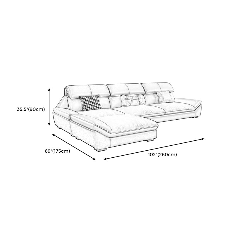 Zeitgenössischer grauer Kunstleder-Kissen-Kissen-Kissen-Arm-Arm