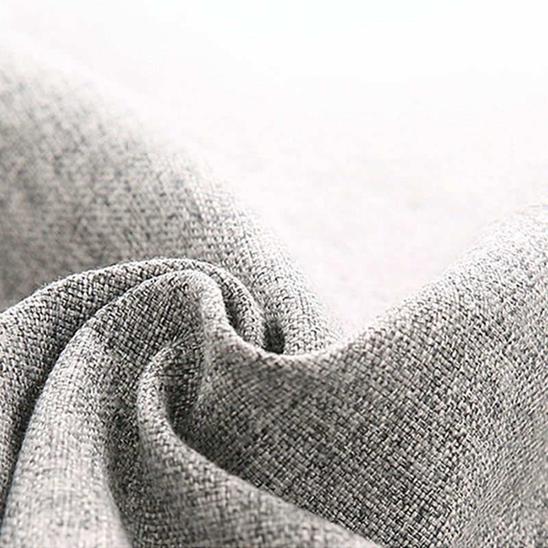 Faux Leather/Cotton Blend divano e chaise a forma di L sezionale per quattro persone