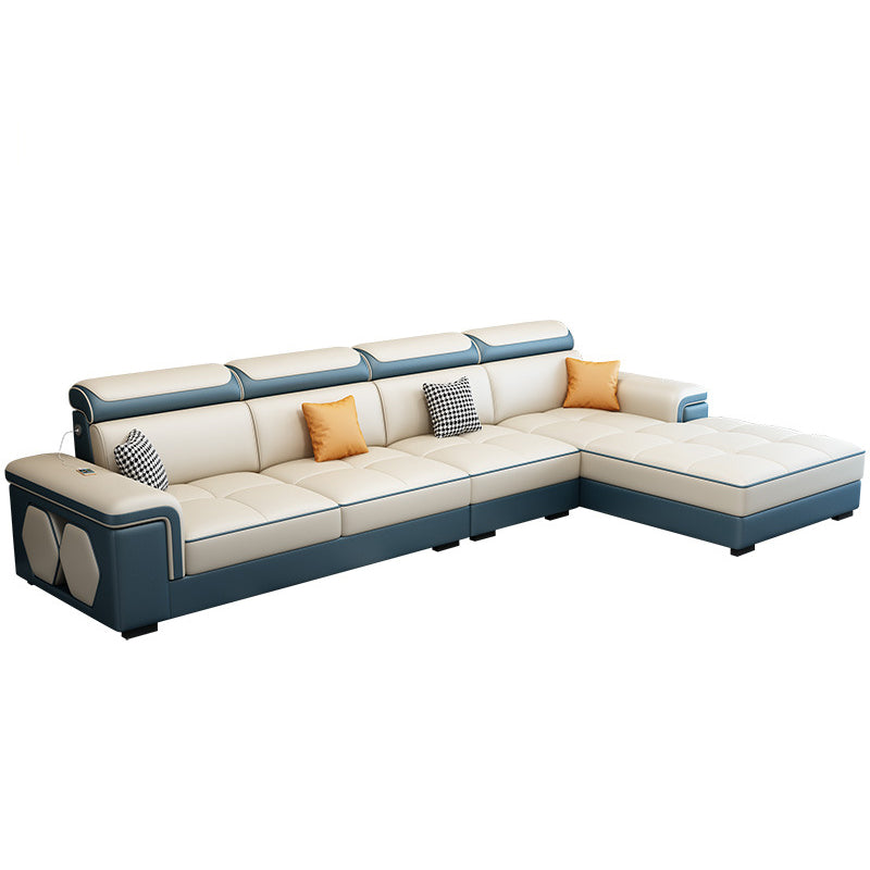 Contemporary L-shape Sectionals Right Hand Facing Sofa and Chaise for Living Room