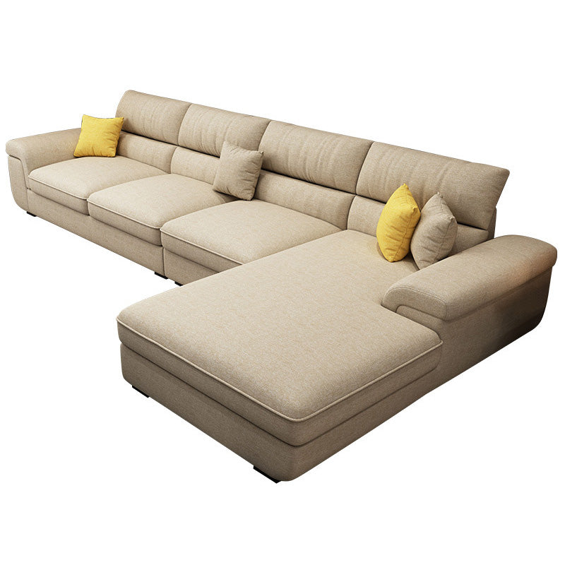 Casual Removable Cushions Sectionals 37.4"H Pillow Top Arm Sofa with 4 Pillows