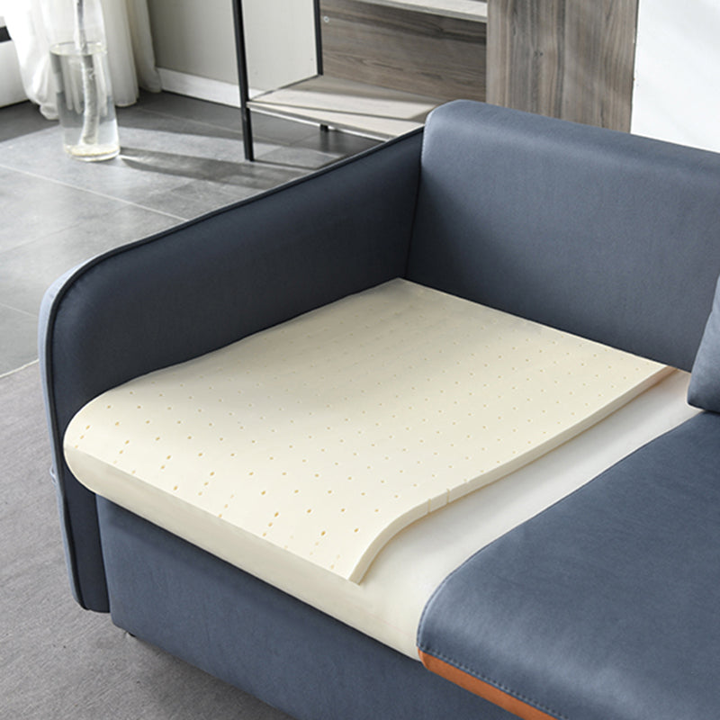Modern Square Arm Sofa 4-Seat Couch with Pillow Back Cushions and Storage