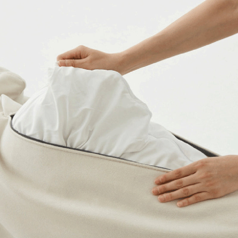 Pillow Top Arm Loveseat Sponge/Down Filled Cushions Sofa with Loose Back