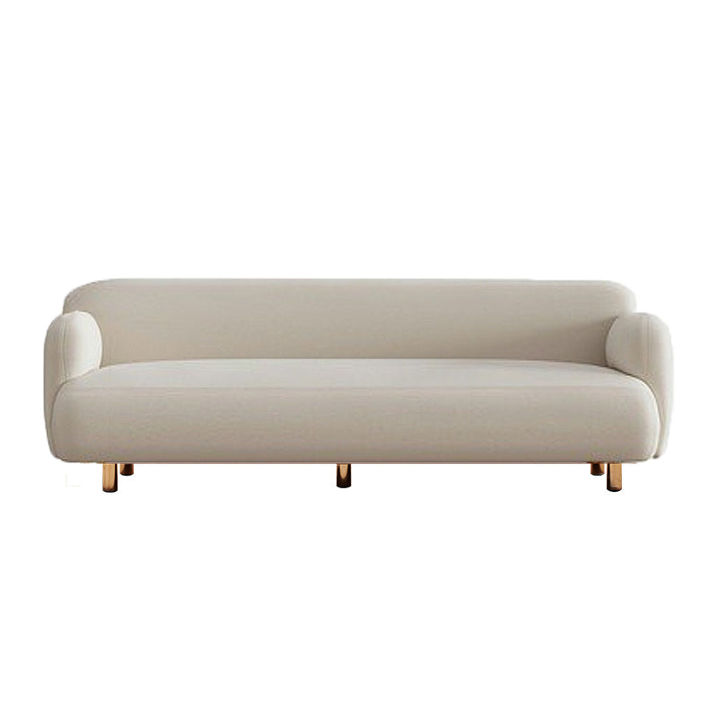 Mid-Century Modern 27.56"H Faux Leather Sofa Tight Back Settee for Living Room