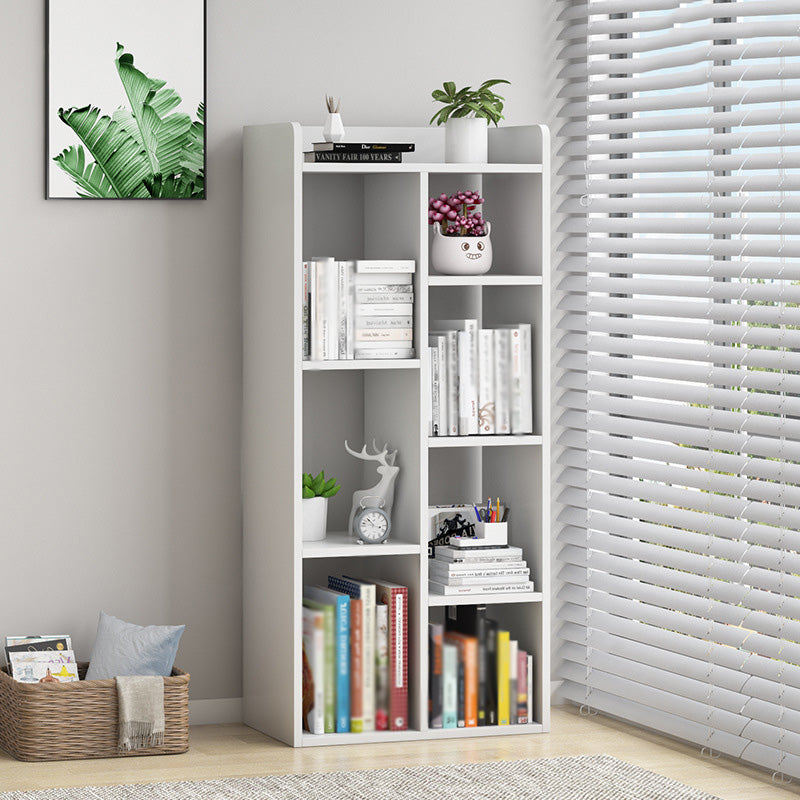 Scandinavian Manufactured Wood Standard Bookshelf Vertical Bookshelf for Living Room