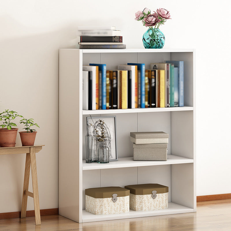 Scandinavian Manufactured Wood Standard Bookshelf Vertical Bookshelf for Living Room