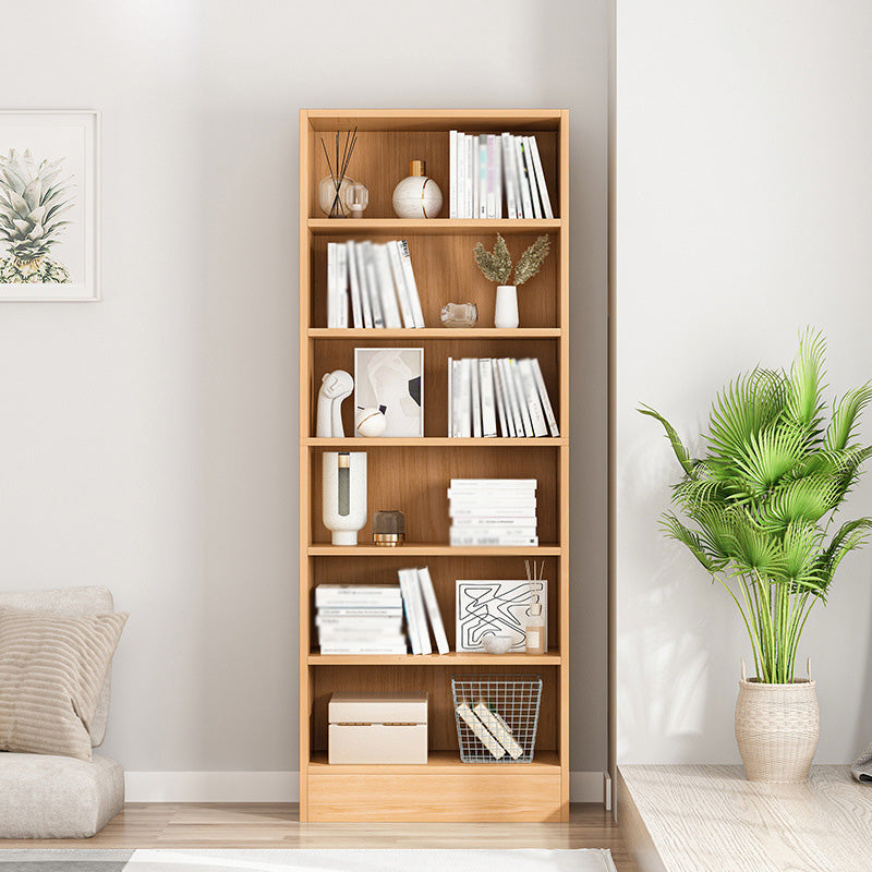 Scandinavian Manufactured Wood Standard Bookshelf Vertical Bookshelf for Living Room