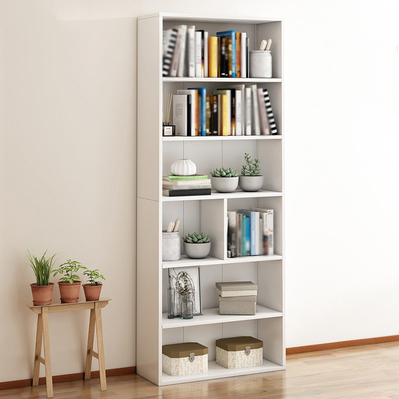 Scandinavian Manufactured Wood Standard Bookshelf Vertical Bookshelf for Living Room