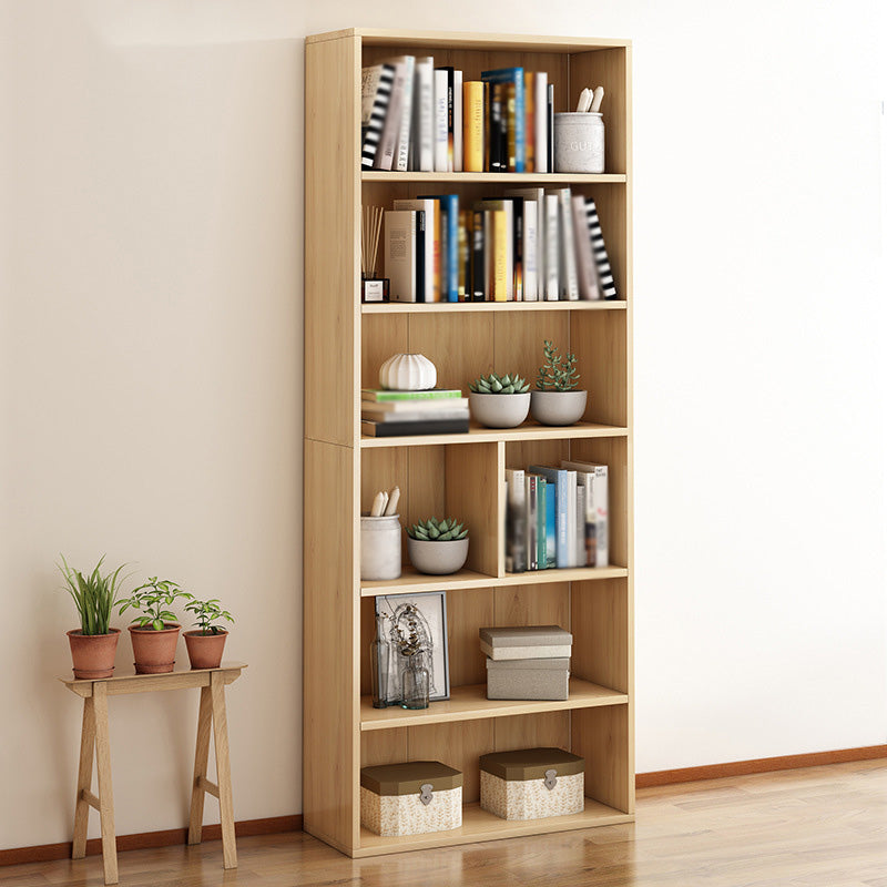 Scandinavian Manufactured Wood Standard Bookshelf Vertical Bookshelf for Living Room