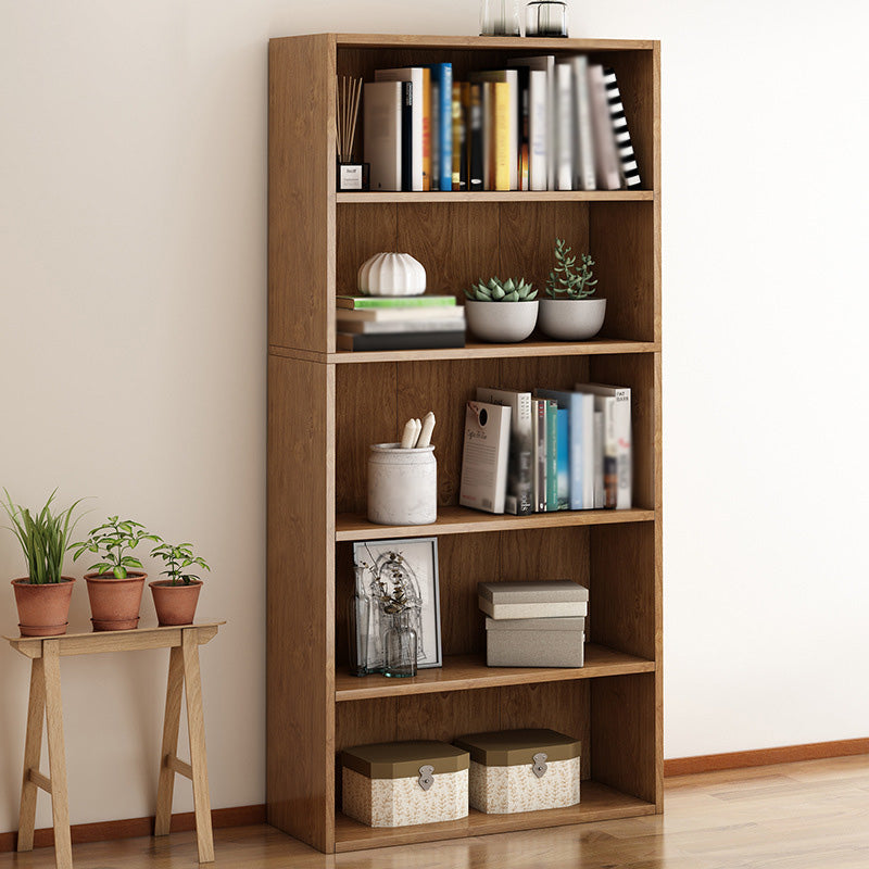 Scandinavian Manufactured Wood Standard Bookshelf Vertical Bookshelf for Living Room