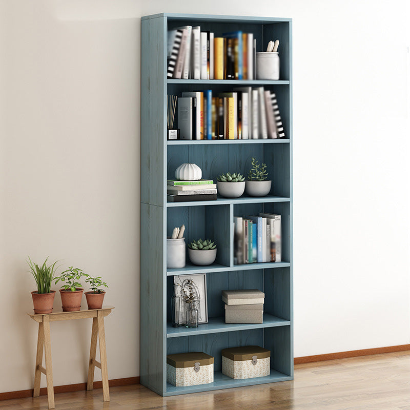 Scandinavian Manufactured Wood Standard Bookshelf Vertical Bookshelf for Living Room
