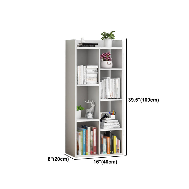Scandinavian Manufactured Wood Standard Bookshelf Vertical Bookshelf for Living Room